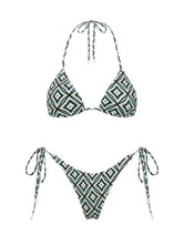 VINCA POLLO Geometric Triangle Bikini Set