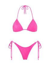VINCA POMEGRANATE Pink Triangle Bikini Set