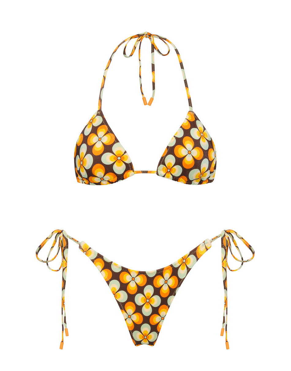 VINCA PORCHE Geometric Triangle Bikini Set
