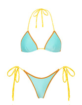 VINCA ROQUE Neoprene Triangle Bikini Set