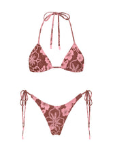 VINCA - TIRAMISU Floral Triangle Bikini Set