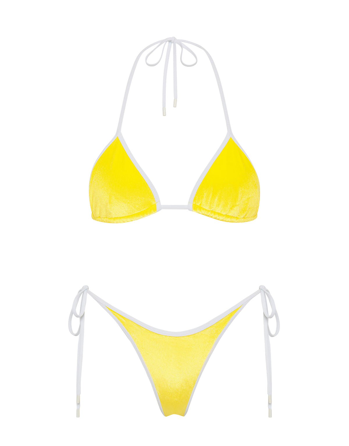 VINCA TUSCAN SPLASH Velvet Triangle Bikini Set