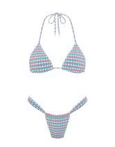 VINCA MULBERRY Purple Triangle Bikini Set