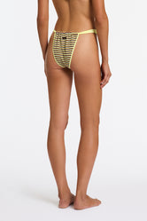 MIMA BUTTER CROCHET STRIPE Crop Bikini Set