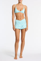 BOBBI SKY ZEBRA SPLASH Short