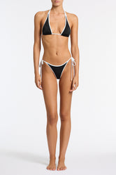 DARA - JETT Black Triangle Bikini Set