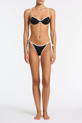 JARA - JETT Black Balconette Bikini