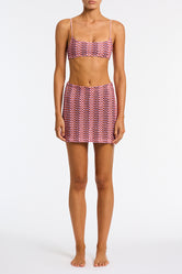 KASI - BLOSS Pink Crochet Skirt