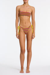 KAYA ALEIX Terry Towelling Bandeau Bikini Set