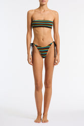 KAYA QUEIN Crochet Bandeau Bikini Set