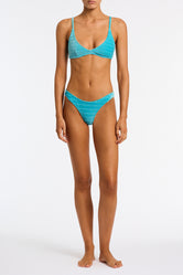 MAIA - COTE Blue Velvet Scoop Bikini Set