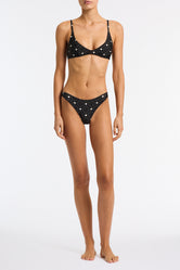 MAIA PENY Black Scoop Bikini Set