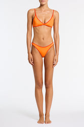 MAIA PRIKA - Orange Scoop Bikini Set