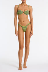 MALA INK CONFETTI Textured Balconette Bikini Set