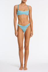 MICA ETTA Terry Towelling Crop Bikini Set