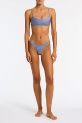 Mica Loko Triangl Blue Check Bikini