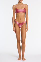 MICA TANNA Crochet Crop Bikini Set