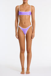 MIMA GRAPE Neoprene Crop Bikini Set