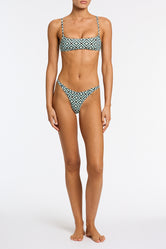 MIMA POLLO Geometric Crop Bikini Set