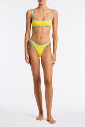MIMA - XUMA Yellow Crop Bikini Set