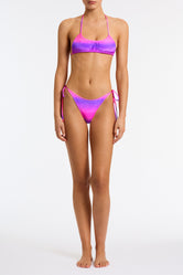 MYRTA - CHARI Tie-Dye Halter Bikini Set