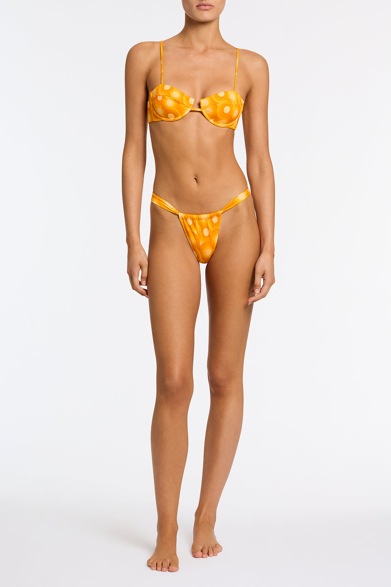 PALMA TANGERINE Balconette Bikini Set