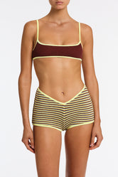 RICHI BUTTER CROCHET STRIPE Short