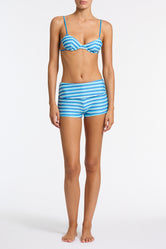 ELLI HORIZON BLUE Stripe Short
