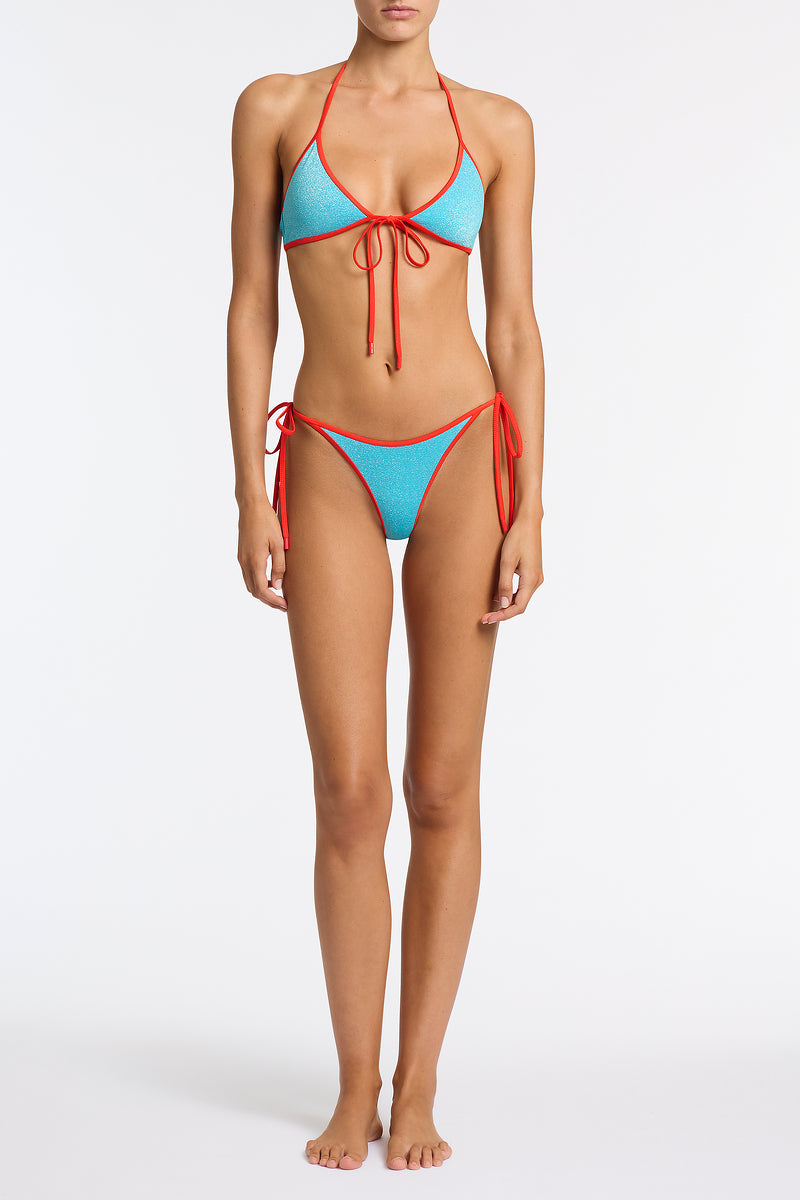 SOFI - AZURE SPARKLE Halter Bikini Set