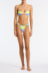 STELL CALE Ombre Scoop Crop Bikini Set