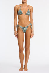VINCA POLLO Geometric Triangle Bikini Set