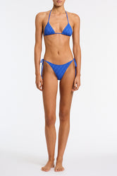VINCA - BANC Blue Triangle Bikini Set