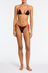 VINCA BOSSA Neoprene Triangle Bikini Set