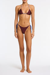VINCA FARO Neoprene Triangle Bikini Set