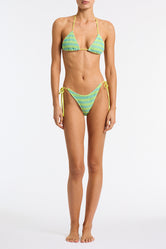 VINCA - FESH Crochet Triangle Bikini Set