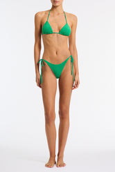 VINCA HUBE Green Terry Towelling Triangle Bikini Set