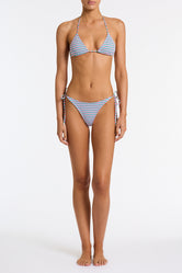 VINCA MULBERRY Purple Triangle Bikini Set