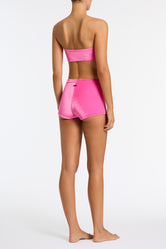 CELESTE - SIERA Pink Velvet Short