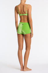 CELESTE - VYNE Green Velvet Short
