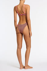 CINCI LONI Stripe Crochet One Piece