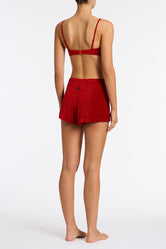 DACY - LOPA Red Velvet Short