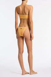 KAYA FARME Crochet Bandeau Bikini Set