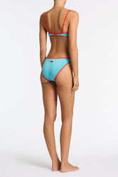 MAIA - AZURE SPARKLE Crop Bikini Set