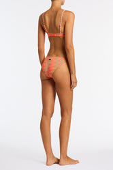 MAIA GARA Textured Scoop Bikini Set