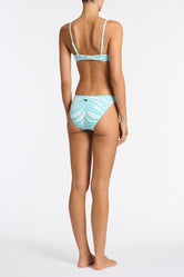 MAIA SKY ZEBRA SPLASH Crop Bikini Set