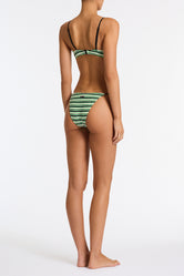 MALA MINT SLICE STRIPE Terry Towelling Balconette Bikini