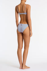 MICA MULBERRY Purple Crop Bikini Set