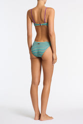 MICA ORCHARD CROCHET STRIPE Scoop Bikini Set