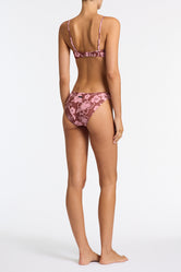 MICA - TIRAMISU Floral Crop Bikini Set