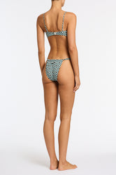 STELL POLLO Geometric Scoop Bikini Set